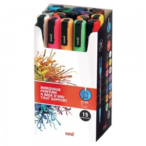 Set 15 Posca PC3M pointe fine