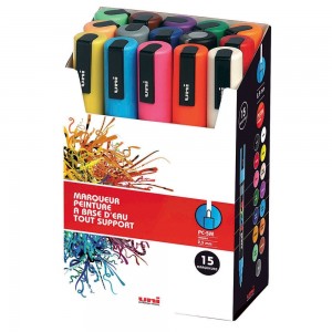 Set 15 Posca PC5M pointe moyenne