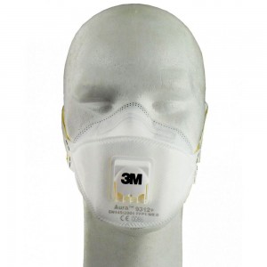 Masque pliable 3M Aura 9312+ anti-poussière FFP1