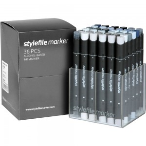 Stylefile Marker Set 36-Grey