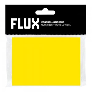 FLUX 50 stickers Eggshell Jaune