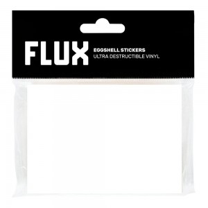 FLUX 50 stickers Eggshell Blanc