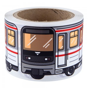 FLUX 200 stickers métro Prague