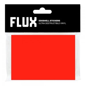 FLUX 50 stickers Eggshell Rouge