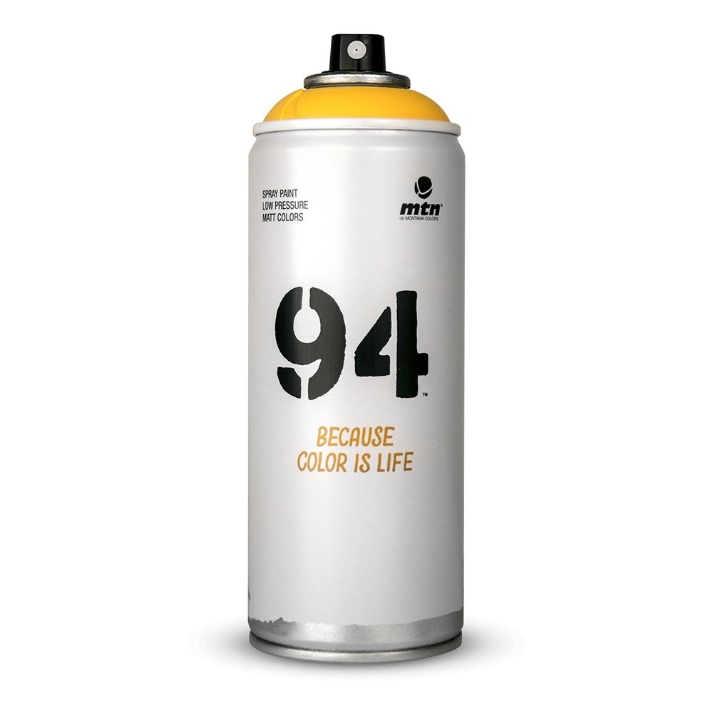 MTN PRO Color Paint - Bombe de peinture jaune trafic - 400ml - RAL-1023