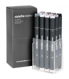 Stylefile Marker Set 12-Warm Grey