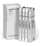 Stylefile Marker Brush Set 12-Warm Grey