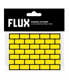 FLUX 50 stickers Eggshell Briques Jaune